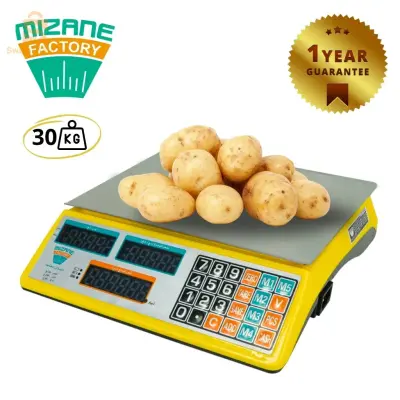 مصنع ميزان ميزان الكتروني 30 كيلو ضمان 12 شهر ACS-30E$👍