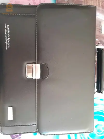 cartable administratif en simili cuir