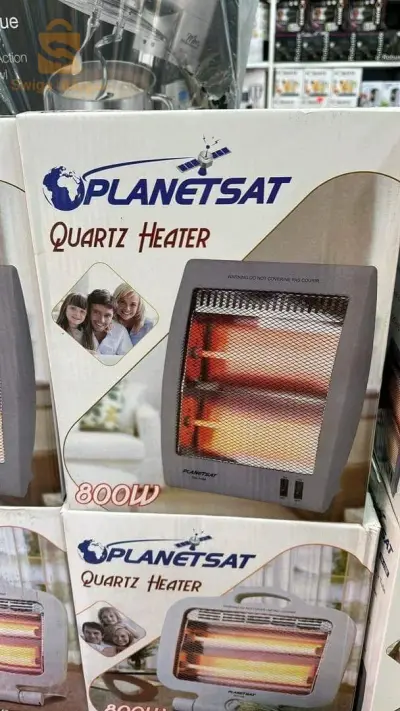 Chauffage Quartz électrique 2 Niveaux planet sat 800W- مدفأة كهربائية
