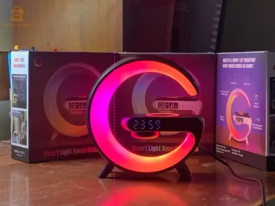 Alarme réveil avec chargeur sans fil et haut parleur bluetooth