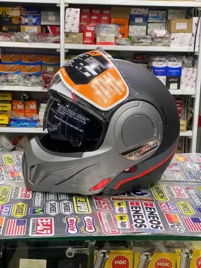CASQUE BEON MÂCHOIRE B-707•DOUBLE VISIÈRE •AVEC MÂCHOIRE FLEXIBLE •ORIGINAL TAILLE(S) (M)[L][XL]
