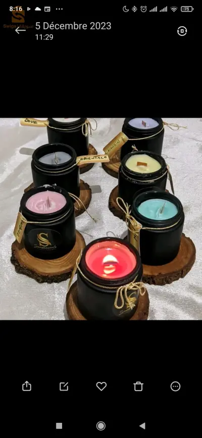 brume et bougie parfumée artisanale