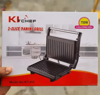 KitChef Grille panineuse 2en1 750watt KT-415