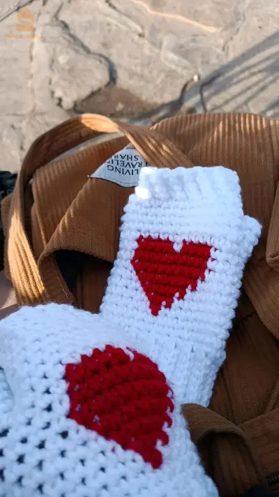 gants en crochet