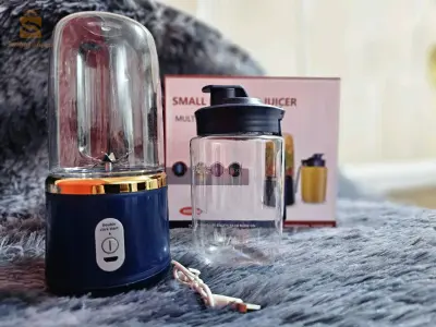 خلاط محمول متعدد الوظائف مع كوب مزدوج 400 مل
