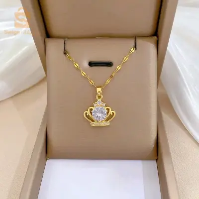Crown necklace