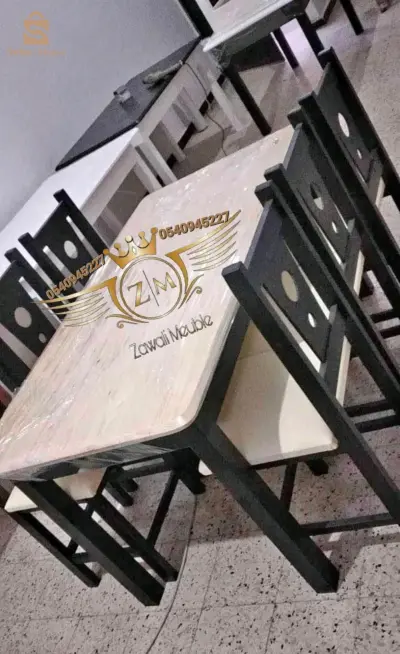 Promotion🚨Table cuisine✅️Table salle à manger✅️Bois rouge✅️Livraison disponibles 500 da Alger ✅