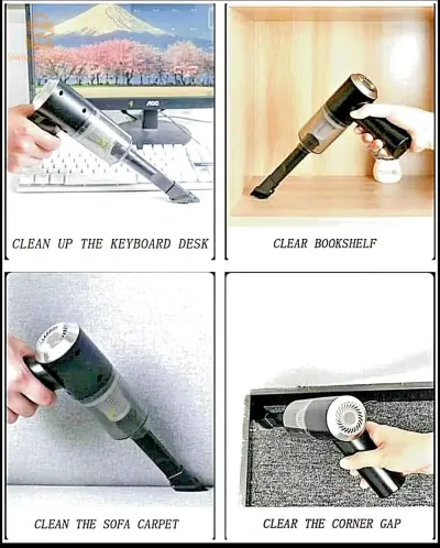 Aspirateur sans fil 2 In 1 Vacuum Cleaner For Car &amp; Home 12V 120 W3,800