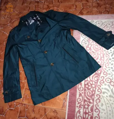 green trench Coat taille S