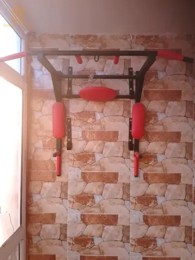 sac de boxe avec gym barre