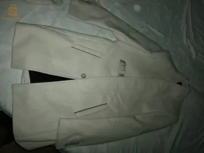 manteau beige clair