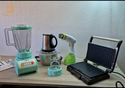 Panineuse robuste + difroisseur Sonashi+ blender 2en1+ hachoir inox