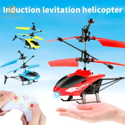Hélicoptère avec commande et clignotant