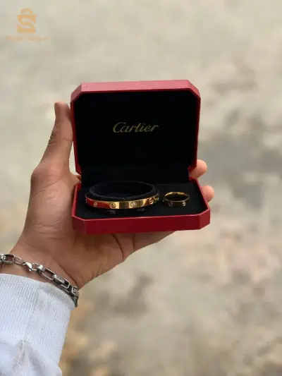 Bracelet et bague CARTIER