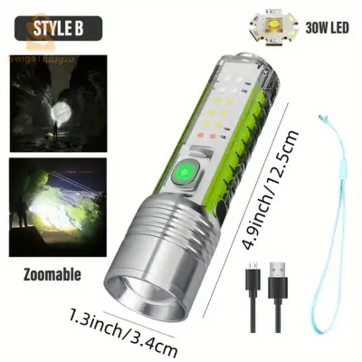 Mini lampe de poche LED multifonction super lumineuse avec aimant