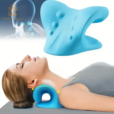 Oreiller Civière pour soulager la douleur au cou- وسادة نقالة لتخفيف آلام الرقبة،$👍