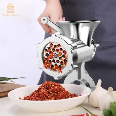 🍖🥩Hachoir à viande en alliage d’aluminium🥩🍖

 🍖🍗مفرمة لحم من سبائك الألومنيوم🥩🍖