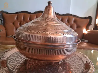 Assiettes de dîner traditionnelles du style ottoman