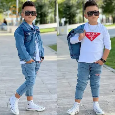 ensemble pour l'Aïd 3 pièce pour enfants, très bonne qualité du Turquie