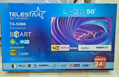 50 pouce Telestar TV Android Smart$🤍🤍