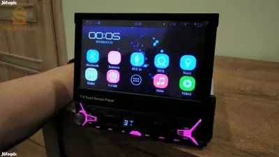 Autoradio Android Ecran Oled Rétractable 7Pouces Navigation GPS + Car play 2 ram 32 gb
