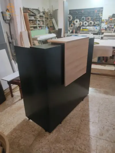 comptoir de réception