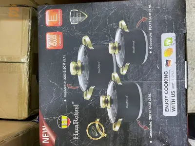 Les Marmites hausRoland ( gold noir inox )