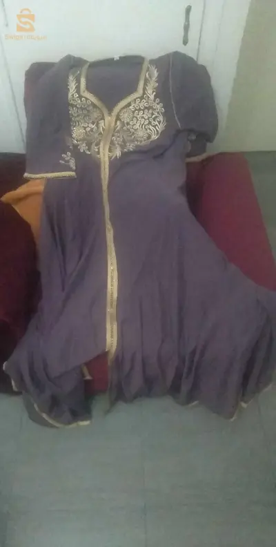 Kaftan taille 46 48 mauve