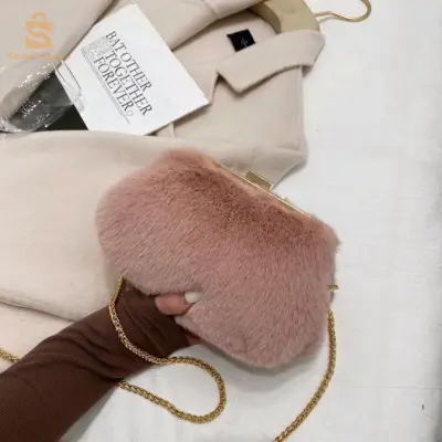 Sac en Fausse Fourrure pour Femme