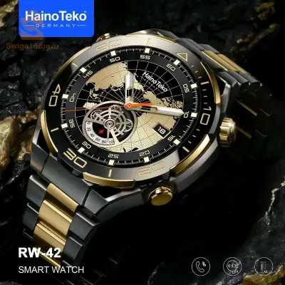 HainoTeko Edition Limité Montre intelligente Bluetooth AMOLED Display avec 2 bracelets Wireless Charge