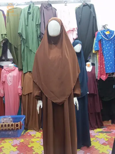 حجاب واسدال متوسط طبقتين برادا