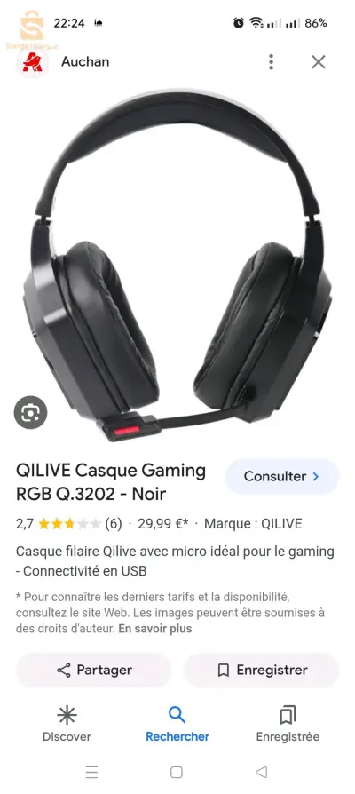 Casque Qilive
