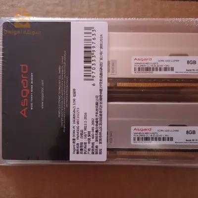 2 × 8GB 3200Mhz DDR4 ASGARD