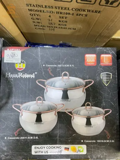 Les Marmites hausRoland ( rose inox )
