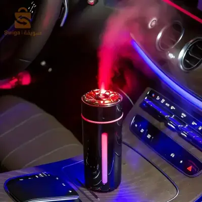 Diffuseur d’huiles essentielles et de veilleuse colorée pour véhicule 300ml