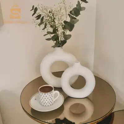 vase décoratif donut