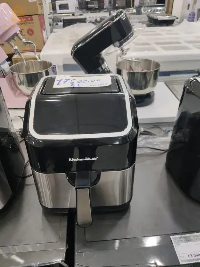 👈 مقلاة هوائية من العلامة الالمانية 🇩🇪  kitchenlab   متعدد الوظائف
Kitchenlab Air Fryer – 5.0 – 1600 watt
👈 1600 واط