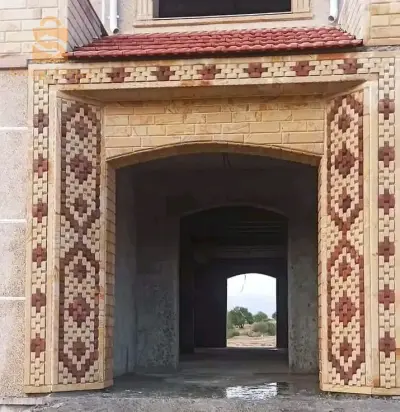 تزين مداخل المنازل بالحجر في كل الولايات 
0553695412