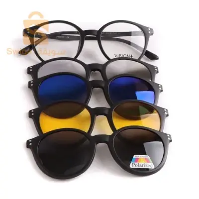 Vision Plus Lunettes Unisexe 5 En 1 Monture + 4 Appliques - Polarisées - Noir

التوصيل لجميع الولايات
0782760619