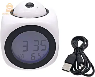 ساعة ذوو شاشة lcd مزودة ب led