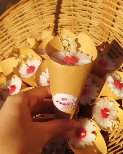 توزيعات شموع للعروسة 💛