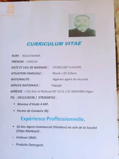 cherche de travail