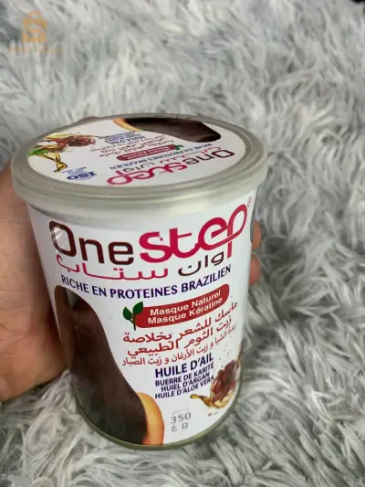 لطبيعي لمنع تساقط الشعر وعلاج مختلف مشاكله One step Masque Naturel Avec Huile D’ail Riche En Proteines SKLAB