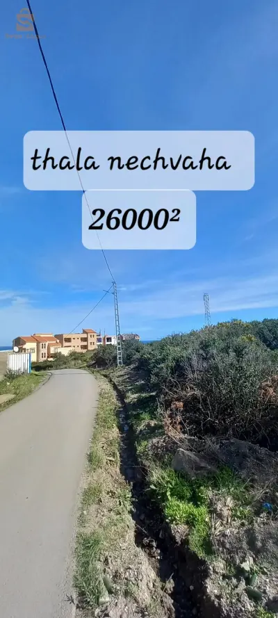 vente un terrain à sidi khaled tigzirt Tizi Ouzou
