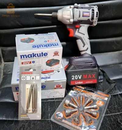 Visseuse à choc MAKUTE 20V + les caisses$🤍🤍