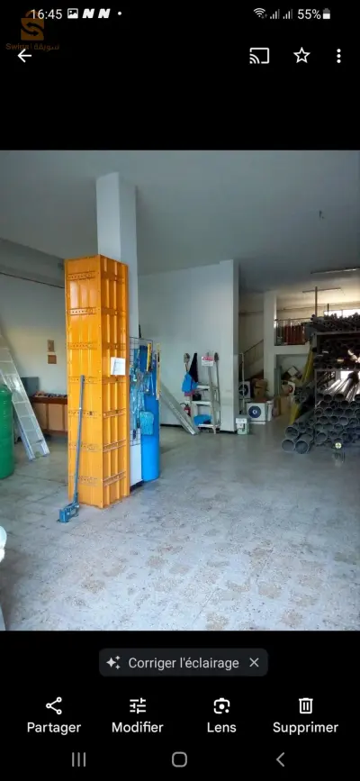 loue local pour vente dépôt de stockage