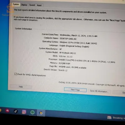 لابتوت  للبيع hp probook