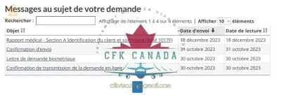 Traitement en ligne  dossier visa d'étude Canada 🇨🇦