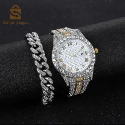 ساعة نسائية . مع تخفيض بمناسبة العيد