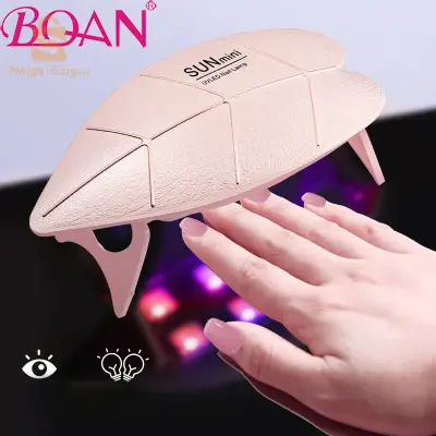 Mini lampe LED UV pour séchage des ongles + Boite 500 Pcs Pose Capsules 10 Sizes pour salons d'art